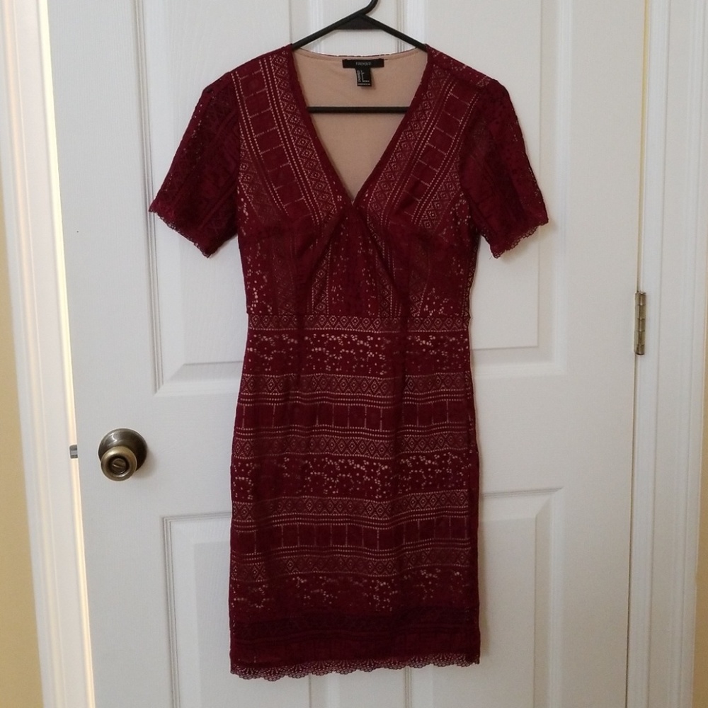 Burgundy Dress